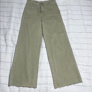 OAT New York High Rise Wide Leg Jeans size 6